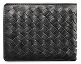 mano Don Luca Mini Coin Wallet with Flap S Black