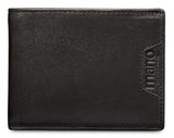 mano Don Marco Mini Coin Wallet with Flap Black