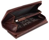 mano Don Simon Long Zip Wallet Large L Brown