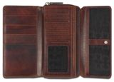 mano Don Simon Long Zip Wallet Large L Brown