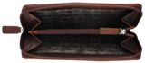 mano Don Simon Long Zip Wallet Brown