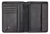 mano Don Luca Coin Wallet with Flap Black