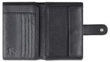 mano Don Tommas Coin Wallet with Flap Black
