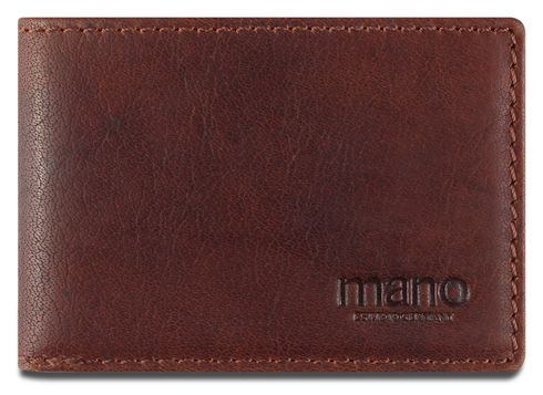 mano Don Simon Mini Coin Wallet Brown