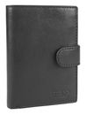 mano Don Simon Coin Wallet with Flap Black mano Don Simon Coin Wallet with Flap Black