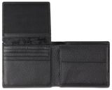 mano Don Tommas Coin Wallet with Flap Black