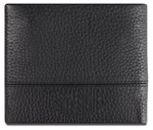 mano Don Tommas Coin Wallet with Flap Black