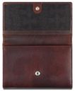 mano Don Simon Ladies Zip Wallet Brown