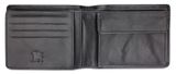 mano Don Luca Coin Wallet with Flap Black