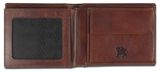mano Don Simon Coin Wallet with Flap Brown