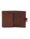 mano Don Simon Coin Wallet with Flap Brown