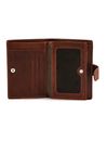 mano Don Simon Coin Wallet with Flap Brown