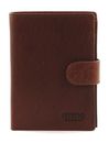mano Don Simon Coin Wallet with Flap Brown