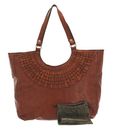 CAMPOMAGGI Woven Leather Bags Shopping Bag L Cognac CAMPOMAGGI Woven Leather Bags Shopping Bag L Cognac
