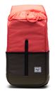 Herschel Thompson Pro Backpack Hot Coral Ivy Green / Black