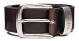 REPLAY Leather Belt W90 Faded Black Brown