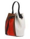 FURLA Miastella Bucket Bag S Tangerine + Perla e + Cognac h