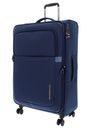 MANDARINA DUCK Smile & Go Trolley Large Expandable Dress Blue MANDARINA DUCK Smile & Go Trolley Large Expandable Dress Blue