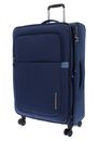 MANDARINA DUCK Smile & Go Trolley Large Expandable Dress Blue MANDARINA DUCK Smile & Go Trolley Large Expandable Dress Blue