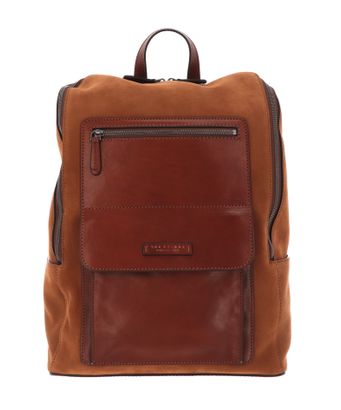 THE BRIDGE Alberto Backpack Double Zip L Cognac / Marrone / Ruteniuo S