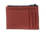 PIQUADRO Harper Zipped Credit Card Pouch RFID Tabacco PIQUADRO Harper Zipped Credit Card Pouch RFID Tabacco