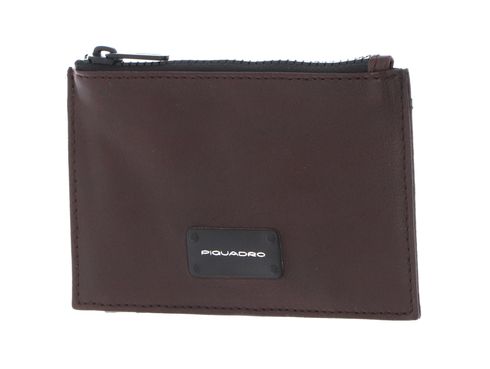 PIQUADRO Harper Zipped Credit Card Pouch RFID Testa Di Moro