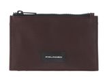 PIQUADRO Harper Zipped Credit Card Pouch RFID Testa Di Moro PIQUADRO Harper Zipped Credit Card Pouch RFID Testa Di Moro