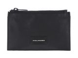 PIQUADRO Harper Zipped Credit Card Pouch RFID Nero PIQUADRO Harper Zipped Credit Card Pouch RFID Nero