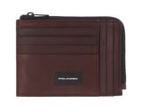 PIQUADRO Harper Zipper Coin Pouch RFID Testa Di Moro