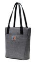 Herschel Alexander Zip Tote S Raven Crosshatch
