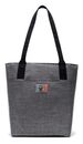 Herschel Alexander Zip Tote S Raven Crosshatch