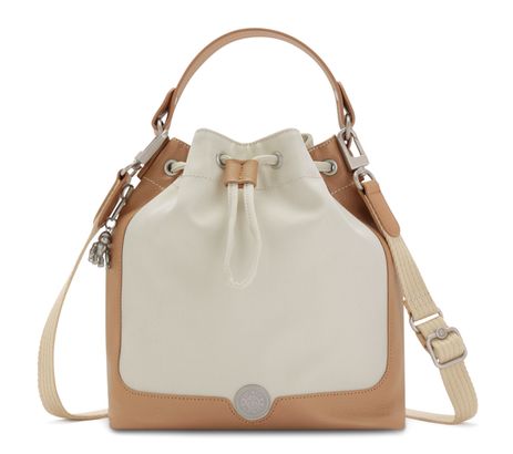 kipling Muze Plus Sinta Shoulder Bag Straw Tan Bl