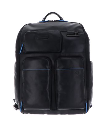 PIQUADRO Blue Square Revamp Computer Backpack RFID Blu Notte