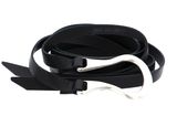 Vanzetti 24mm Leather Belt W85 Black Vanzetti 24mm Leather Belt W85 Black