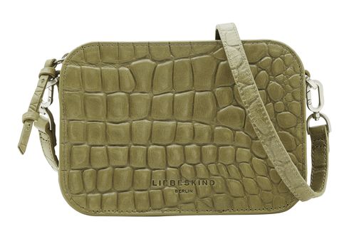 LIEBESKIND BERLIN Waxy Croco Luka Crossbody Bag S Princess Green