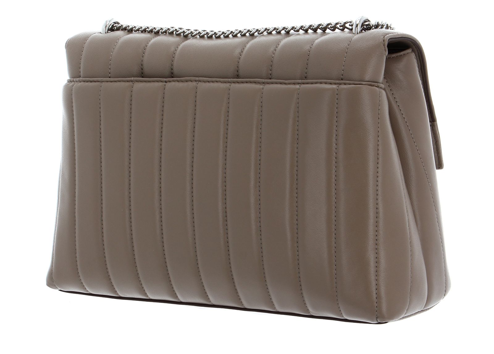 DKNY Umhängetasche Seva LG Flap Shoulder Bag Toffee / Silver modeherz