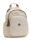 kipling Basic Elevated Delia Mini Backpack S Signature Beige kipling Basic Elevated Delia Mini Backpack S Signature Beige