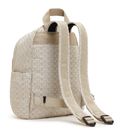 kipling Basic Elevated Delia Mini Backpack S Signature Beige kipling Basic Elevated Delia Mini Backpack S Signature Beige