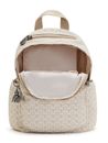 kipling Basic Elevated Delia Mini Backpack S Signature Beige kipling Basic Elevated Delia Mini Backpack S Signature Beige