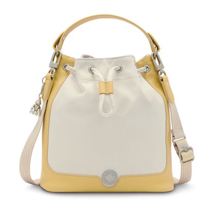 kipling Muze Plus Sinta Shoulder Bag Straw Yellow Bl