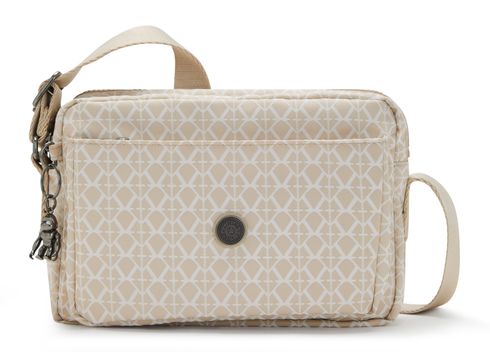 kipling Basic Abanu Crossbody M Signature Beige