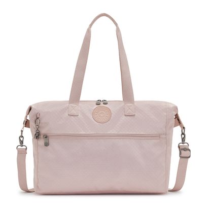 kipling Basic Elevated Ilia Computerbag L Pink Flow Emb