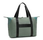 kipling Metro Plus Art M Mix Tote M Fern Green Mix