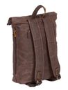 MUSTANG Houston Rolltop Backpack Brown