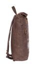 MUSTANG Houston Rolltop Backpack Brown