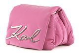 KARL LAGERFELD K / Signature Soft Small Shoulderbag Fuchsia KARL LAGERFELD K / Signature Soft Small Shoulderbag Fuchsia