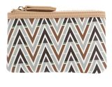 VALENTINO Tonic Zip Around Wallet Beige / Multicolor VALENTINO Tonic Zip Around Wallet Beige / Multicolor