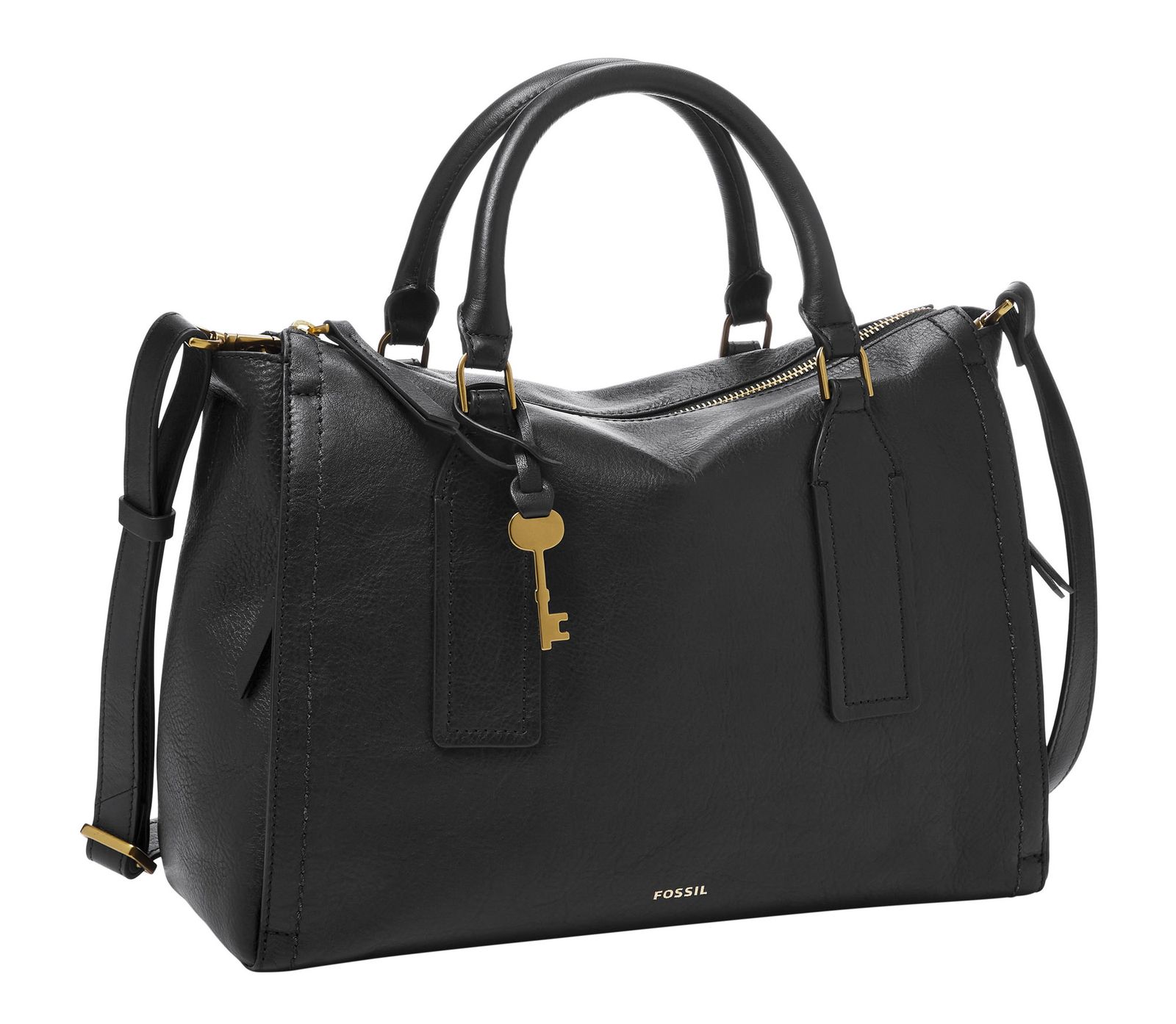 Fossil clearance satchel black