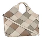 GERRY WEBER Checker Handbag LHZ Cream-White