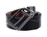 JOOP! Adjustable Coll. Belt 3,5 CM W100 Black-Cognac - shortenable JOOP! Adjustable Coll. Belt 3,5 CM W100 Black-Cognac - shortenable